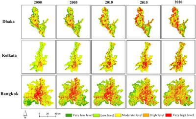 Diverse cooling effects of green space on urban heat island in tropical megacities